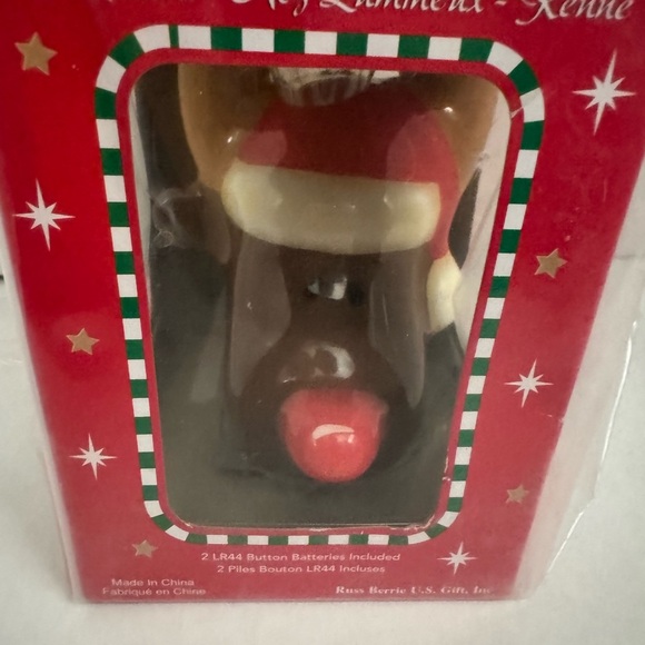 Reindeer Ornament Lights Up - Picture 2 of 6